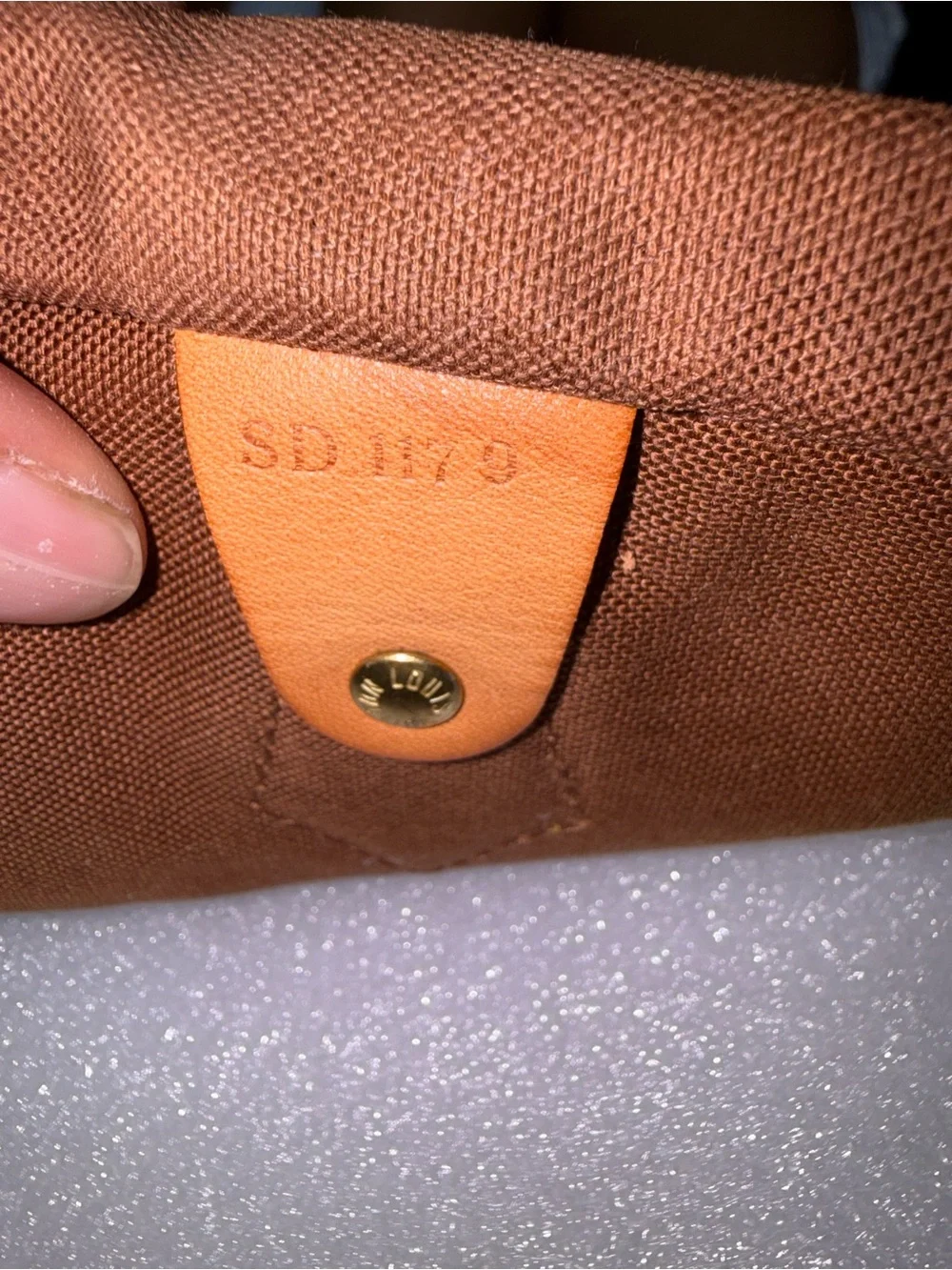 Louis Vuitton Monogram Speedy 30 Hand Bag SD1179 Auth Used